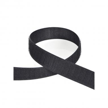 Velcro nastro asola adesivo filmar mm.20 bianco/nero