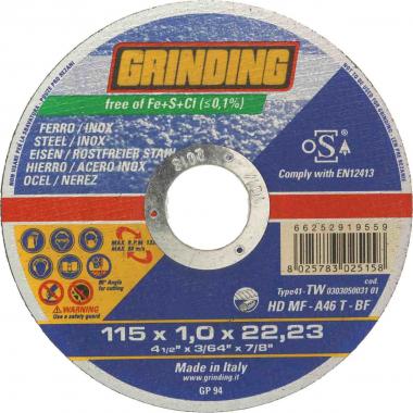 Disco per taglio ferro 125x1,0