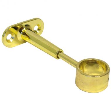 Reggitubo tondo in zama regolabile chiuso d.18 oro