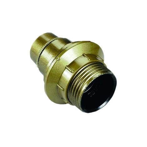 Portalampada e14 oro filettato