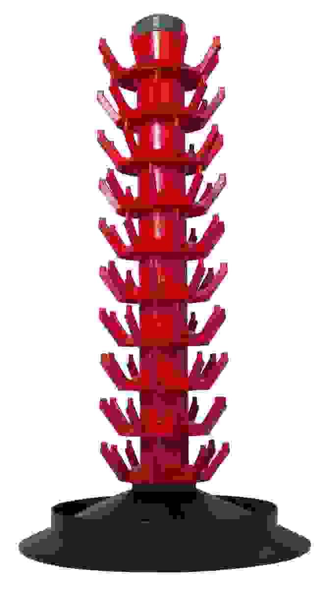 Scolabottiglie in abs 81 posti rosso
