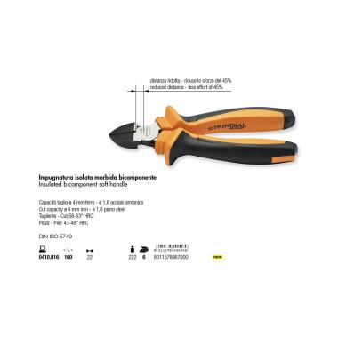 Tronchese taglio diagonale mm.160