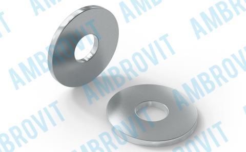 Rondella piana tripla 8x24 zinc. cr3 500 pz