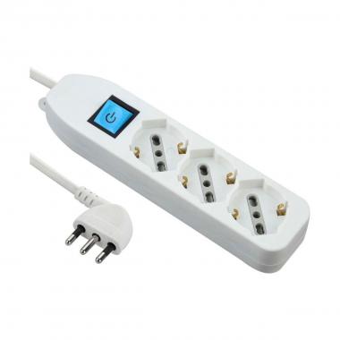 Multipresa 4 posti schuko c/inter.cavo 1,5 mt