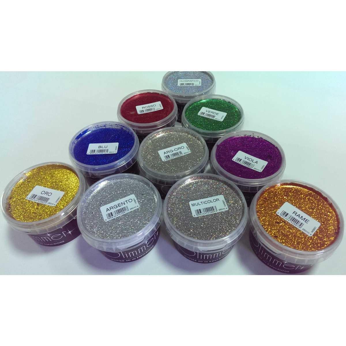 Glitter per vernici in gel 250ml