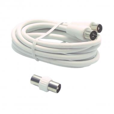 Prolunga per collegamenti tv mt. 3 m/f 9,5 mm