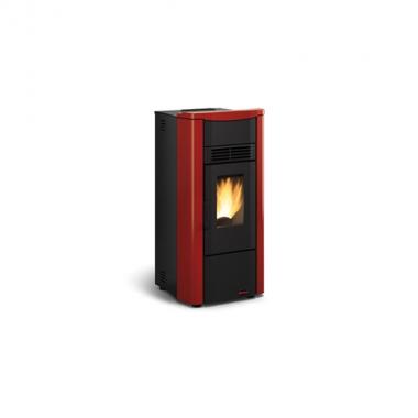 STUFA  A PELLET "KING 20" IDRO KW20 BORDEAUX