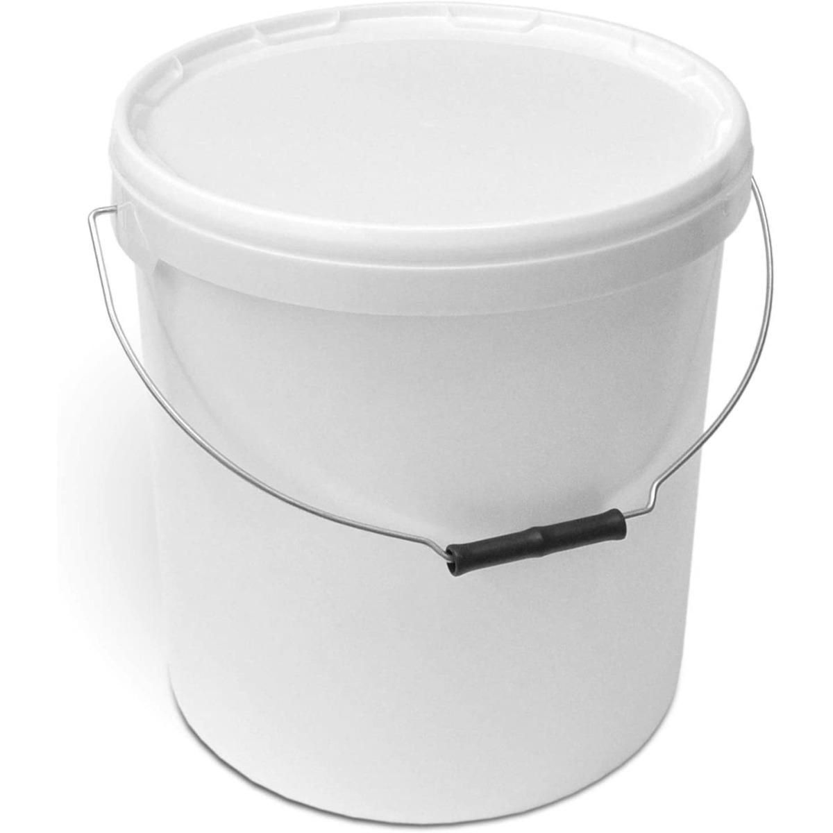 Secchio in plastica vuoto lt.14 colore bianco