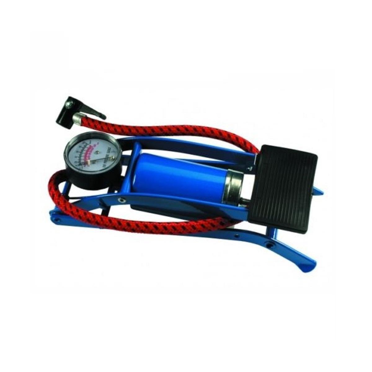 Pompa a pedale 1 stantuffo c/manometro