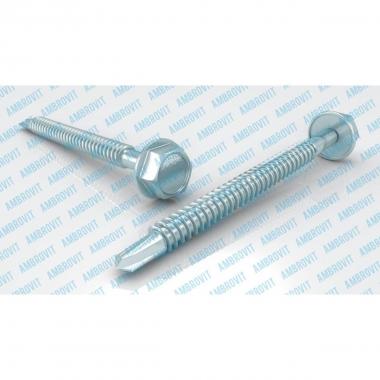 VITE AUTOPERFORANTE TE CON FINTA RONDELLA SW 10 ZINC. NERA Cr3 6,3X50 200 PZ