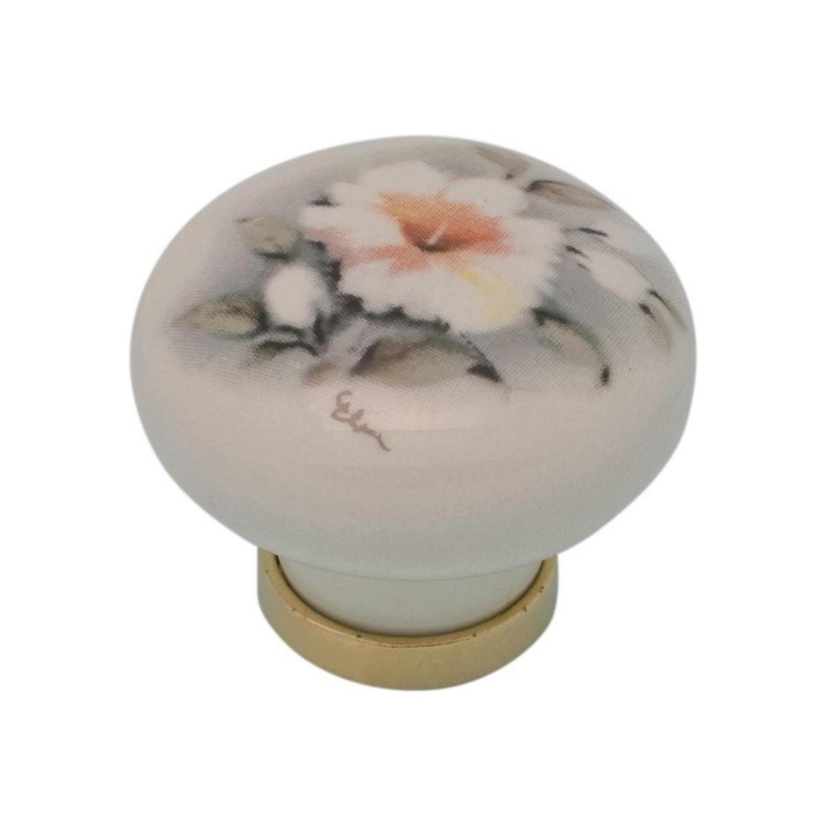 Pomolo per mobile in porcellana d.31 fig.11