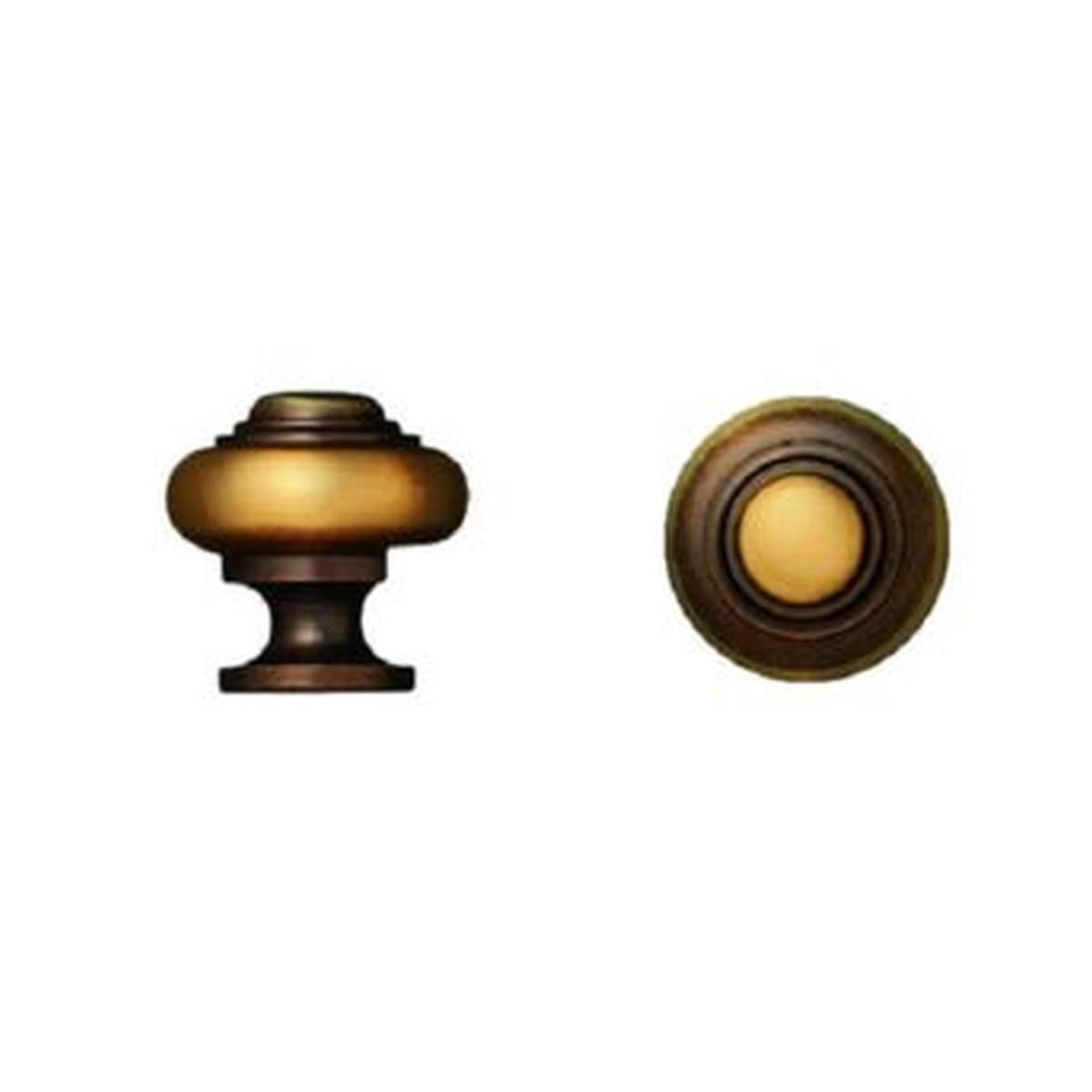 Pomolo per mobile d.25 b121 ottone antico