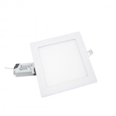 Faretto quadrato da incasso a led 6w 120mm