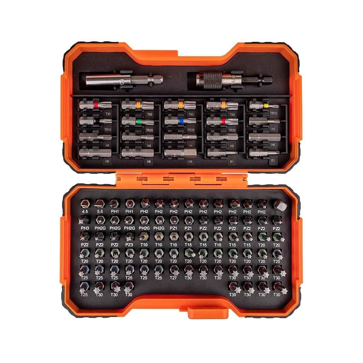 Bahco assortimento inserti ¼ 100 pezzi