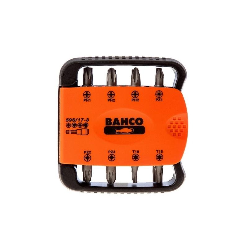 Bahco assortimento inserti ¼ pozidriv/phillipstorx® tamper resistant/esagono incassato 17 pezzi