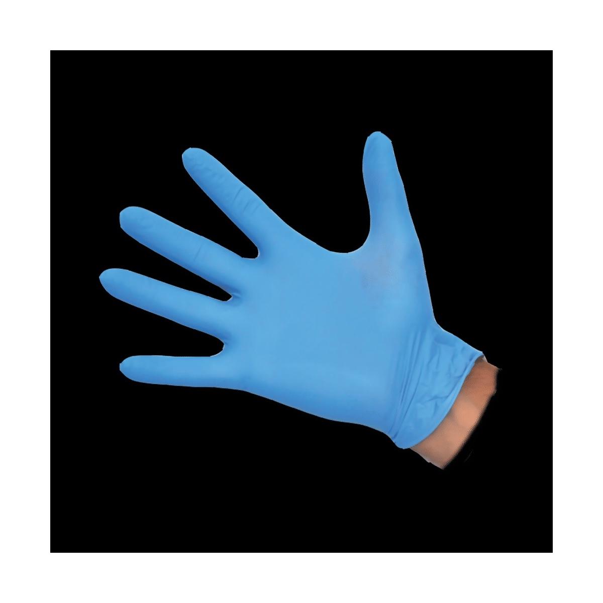 Guanto monouso in nitrile senza polvere 100 pz poweder free