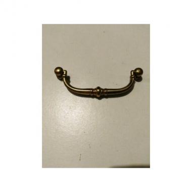 Maniglia ottone antichizzata 117x55