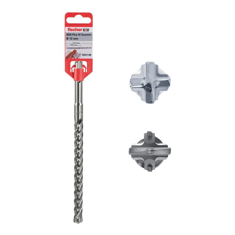 Punta sds plus quattric ii 4 taglienti mm 28x400/450