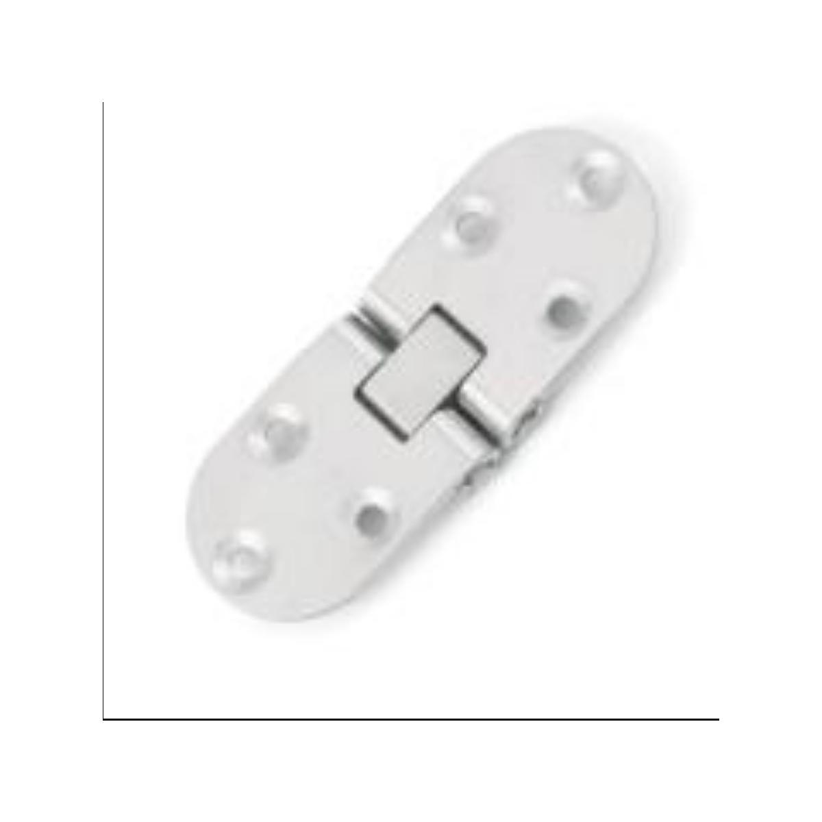 CERNIERA INOX A2 BORDI ARROTONDATI TIPO A MM 75X20X1,5-A2<br />