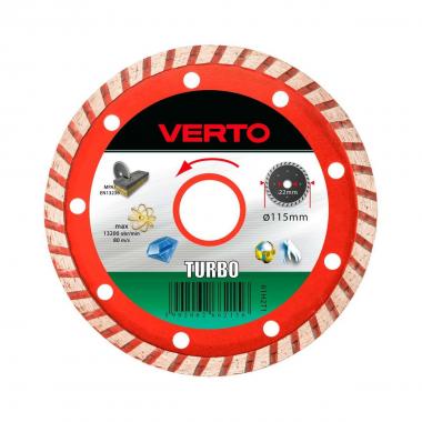 Disco diamantato 115x22,2 mm turbo
