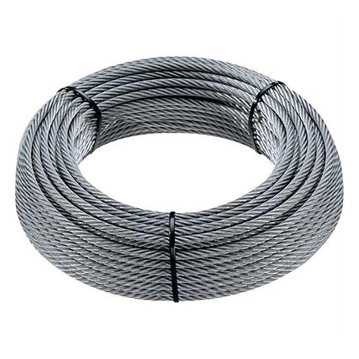 Fune acciaio 5mm 100mt