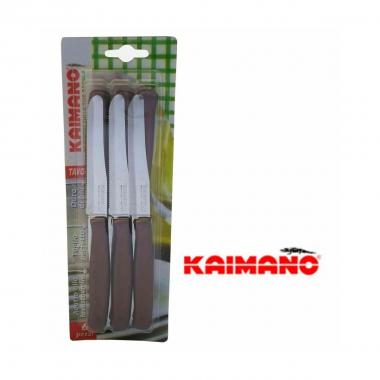 Coltelli da tavola 6pz. kaimano marroni