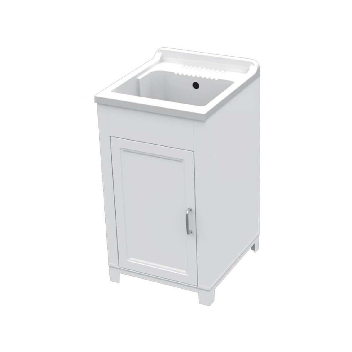 Mobile lavatoio nobilit. 45x50 bianco