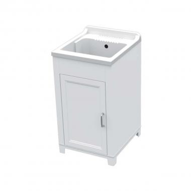 Mobile lavatoio nobilit. 45x50 bianco