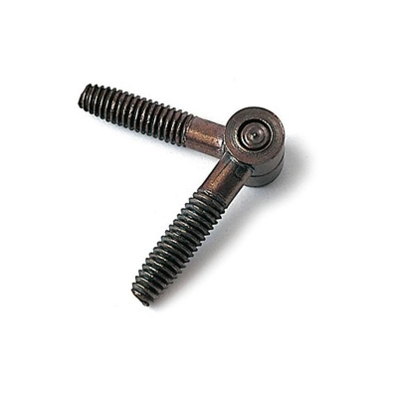 Polisetto in ferro a vite  mm.36 nero