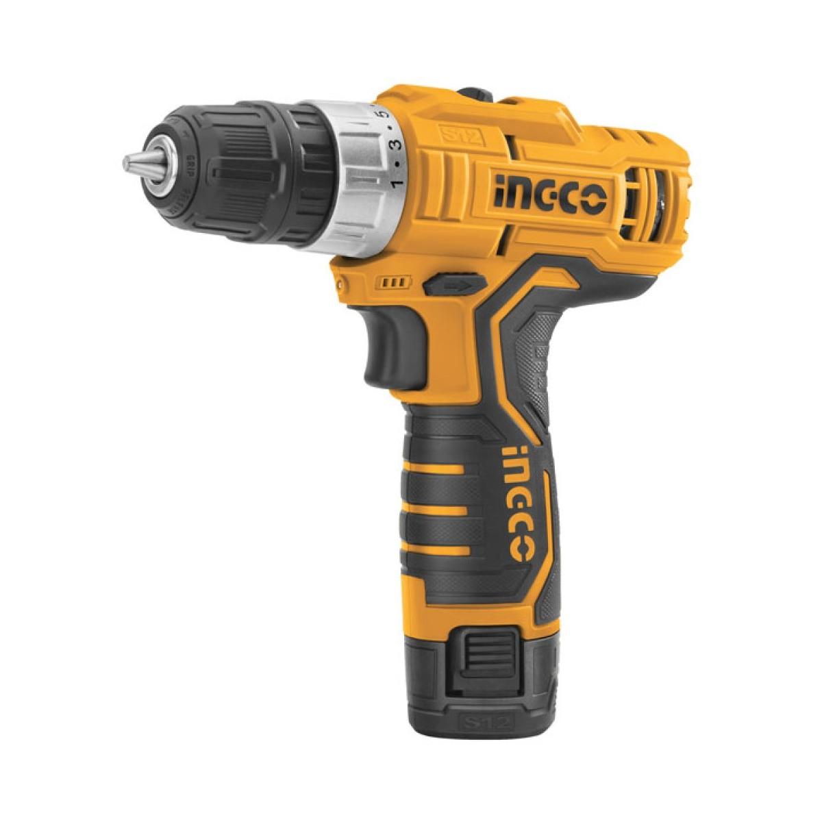 Trapano 2 batterie 12v c/valigetta ingco