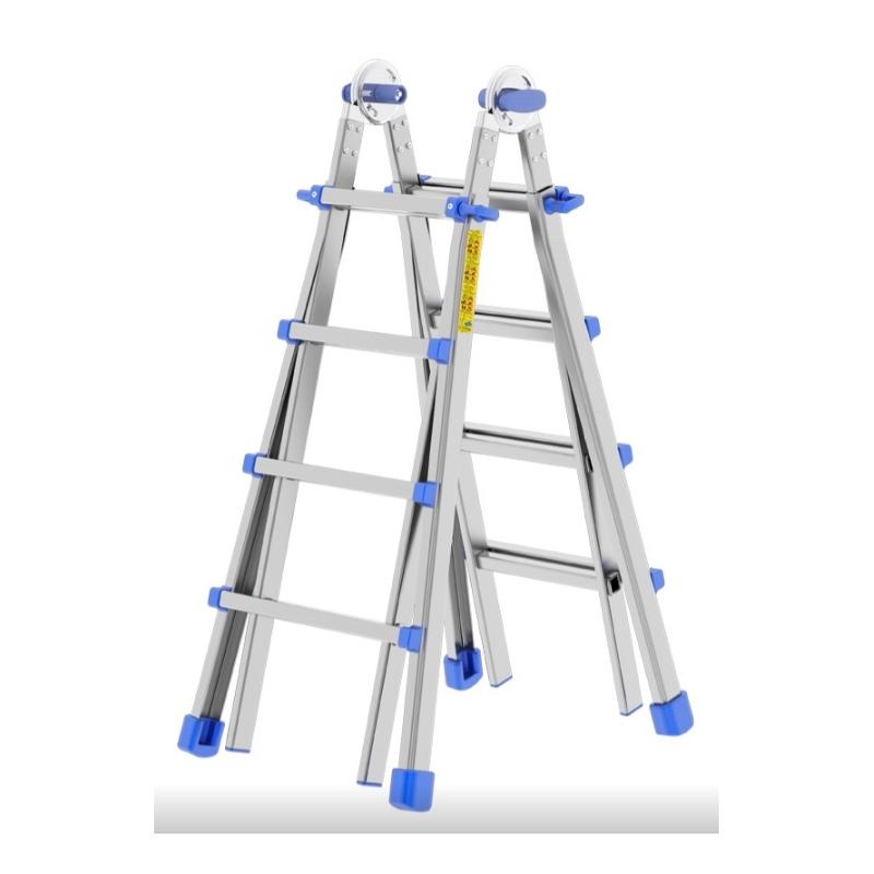 Scala telescopica in alluminio topika 8+8 da 1,88 a 3,90