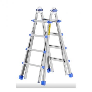 Scala telescopica in alluminio topika 8+8 da 1,88 a 3,90