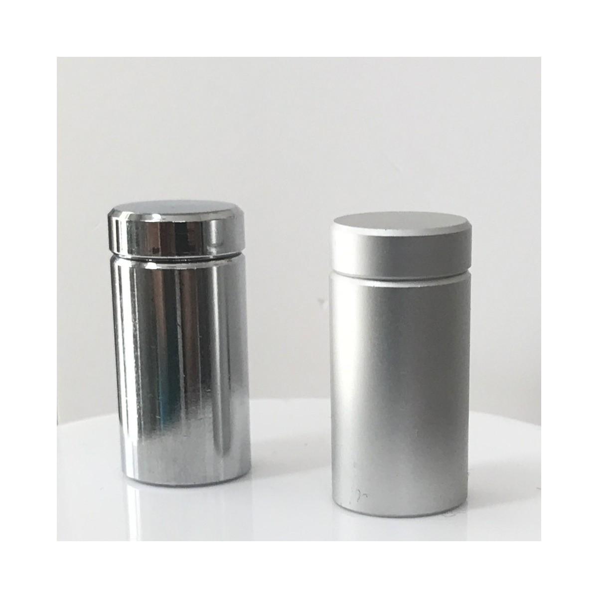 Distanziali per targhe d.mm. 19x25h nikel. sat.