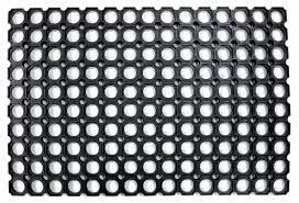 Zerbino pvc nido ape nero 40x70