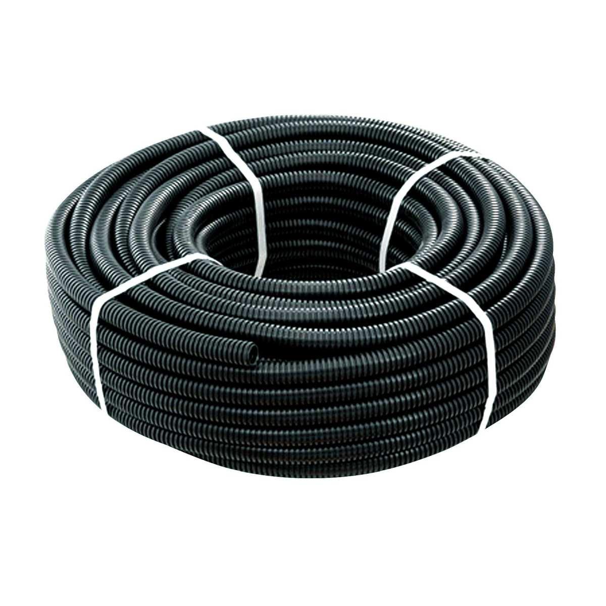 Tubo corrugato nero mm 25 gewiss 75mt.
