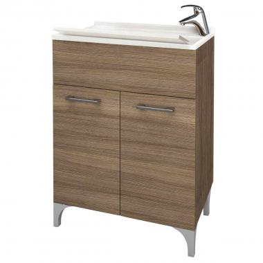 Lavatoio legno in kit cm.60x50 rovere