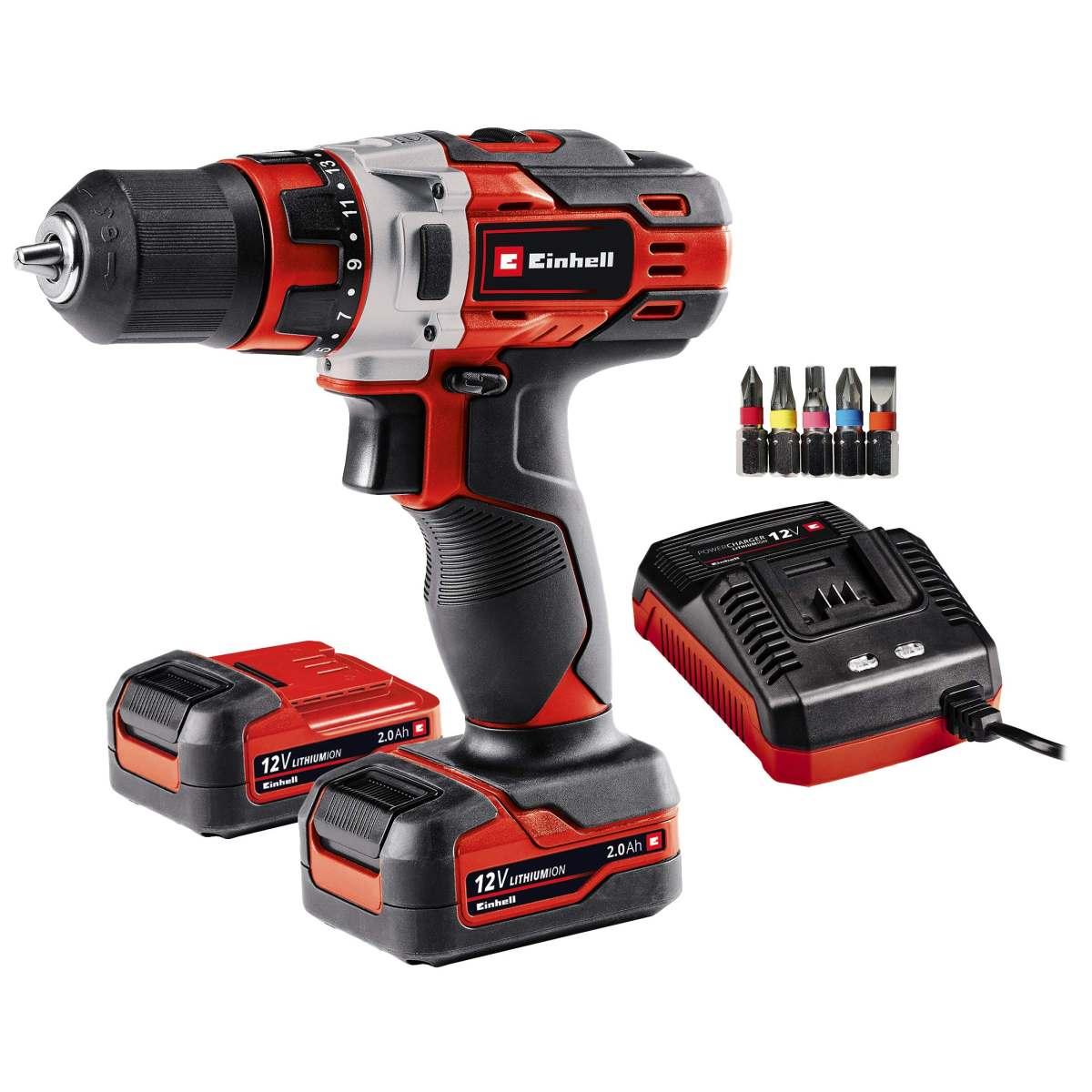 Einhell TE-CD 12/1 Li (2x2,0Ah) Trapano avvitatore Senza fili