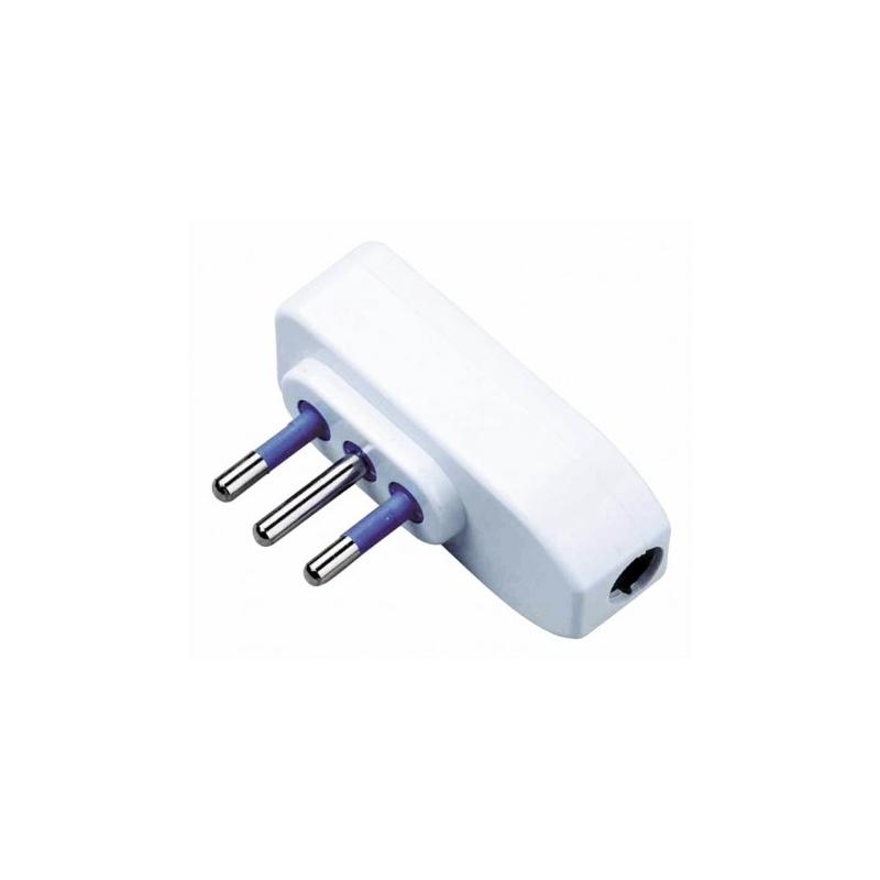 Spina salvaspazio 10a+t bianca poliplast