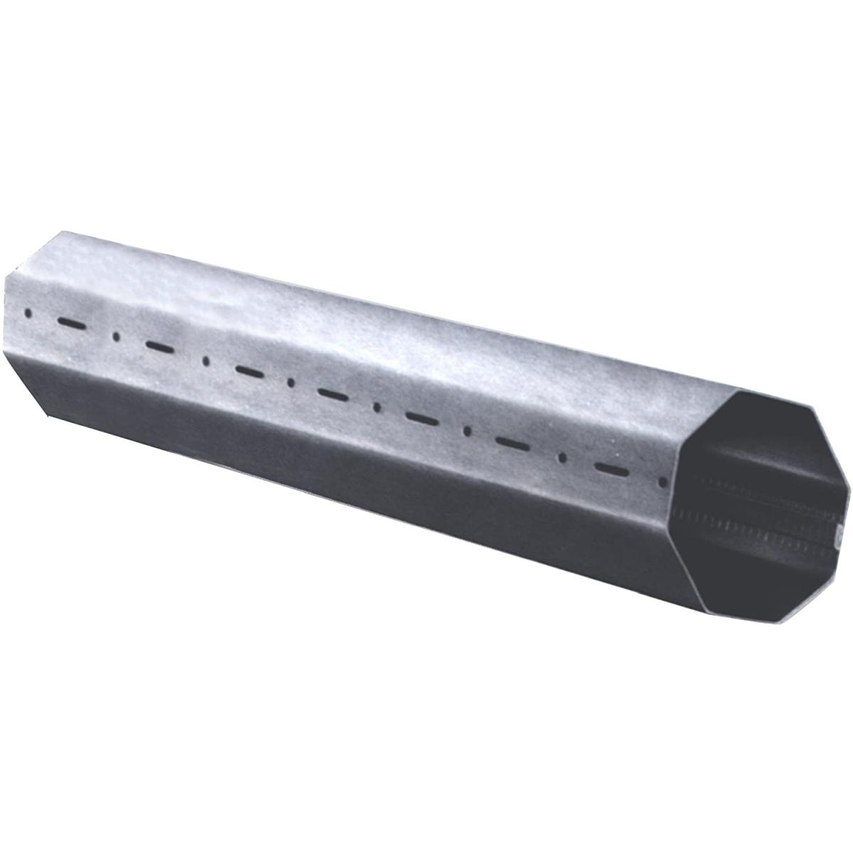 Tubo ottagonale x avv. acc. zinc. mt 2,20