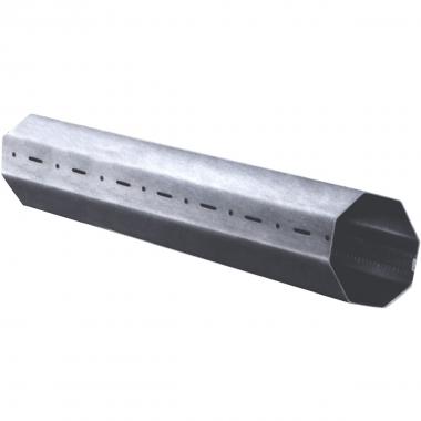 Tubo ottagonale x avv. acc. zinc. mt 2,20