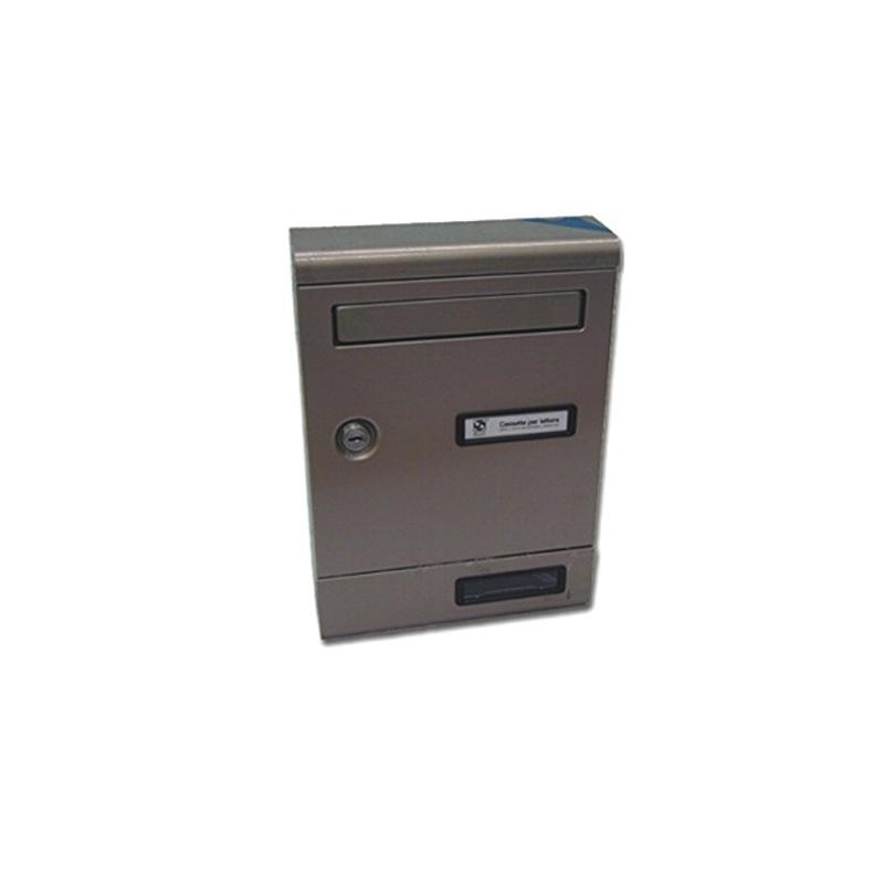 Cassetta posta  all. preverniciato bronzo color oro