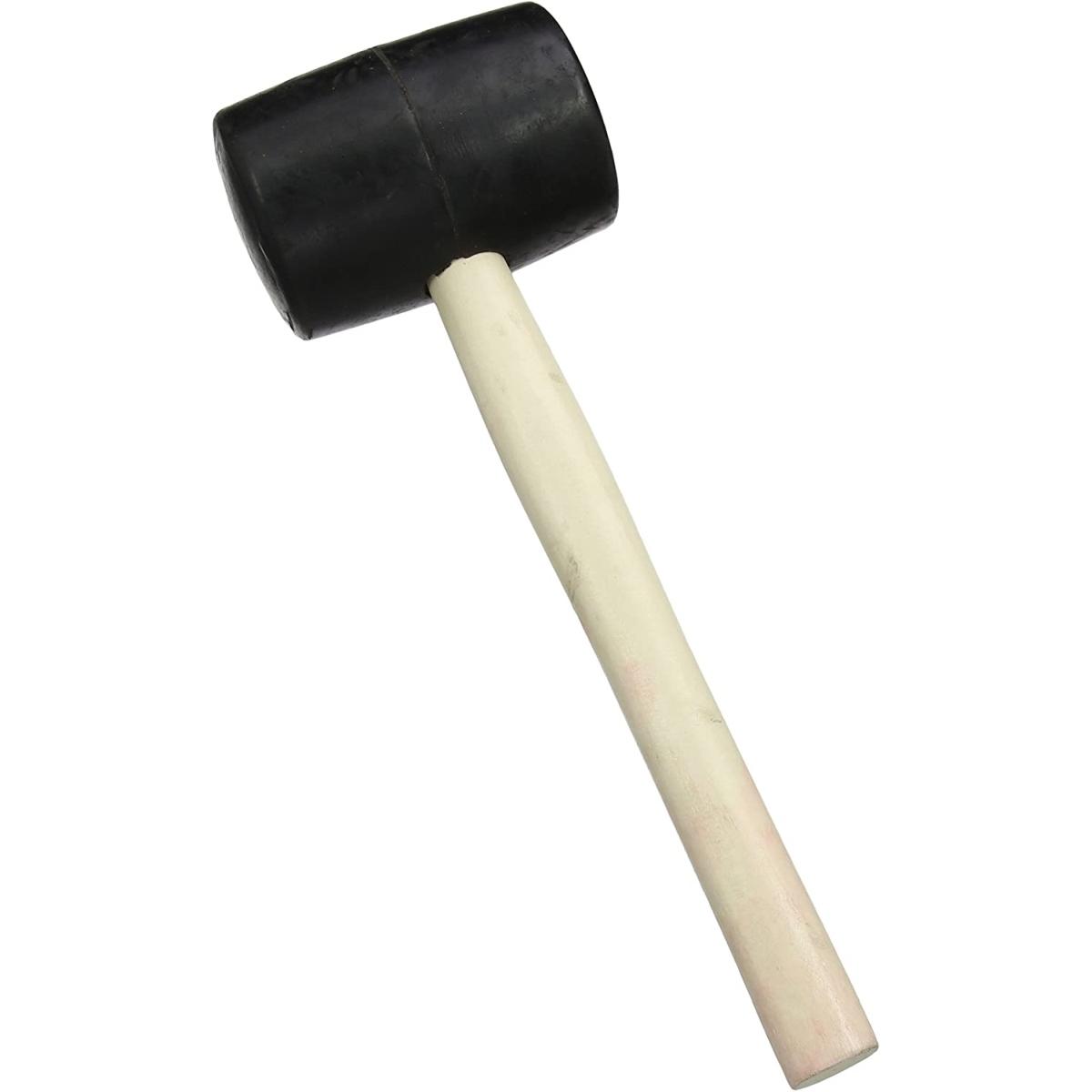 Mazzuola gomma nera 800