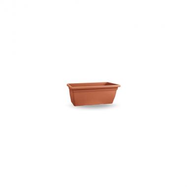 Vaso fioriera rettangolare cm 80 colore terracotta
