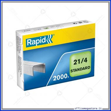 Punte x graffettatrice rapid 21/4 (cf.2000pz.)