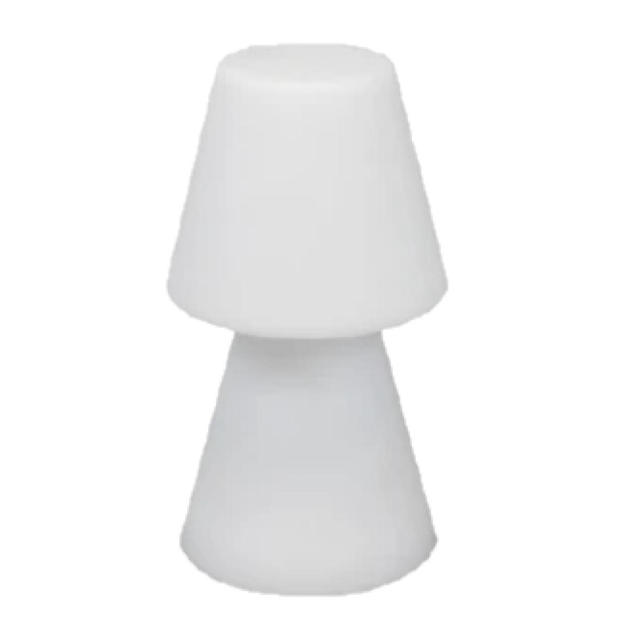 Lampada da tavolo mod. lola 20 rgb bianca batteria ricaricabile