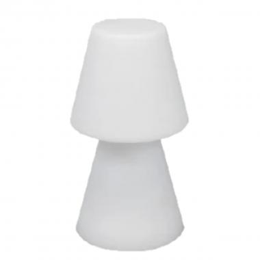 Lampada da tavolo mod. lola 20 rgb bianca batteria ricaricabile