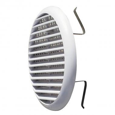 Griglia aerazione in plastica c/molle 80-125 mm. 2 pz