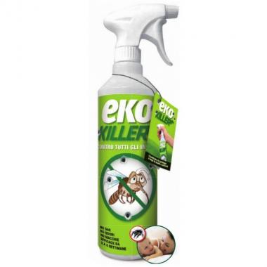 Ekokiller insetticida liquido antiparassitario contro tutti gli insetti spray 750ml