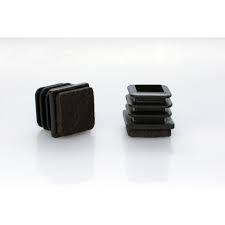 Puntale alettato quadro nero mm 45x45