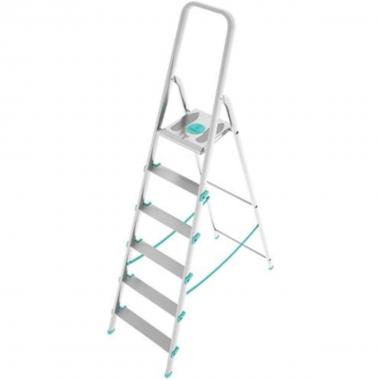 Scala in alluminio 6 gradini effe home